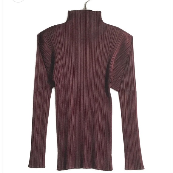 PLEATS PLEASE High neck pleated blouse PP93-JK064 - Picture 1 of 6